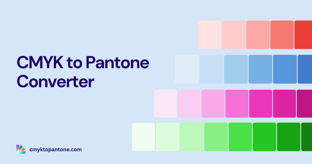 CMYK Pantone